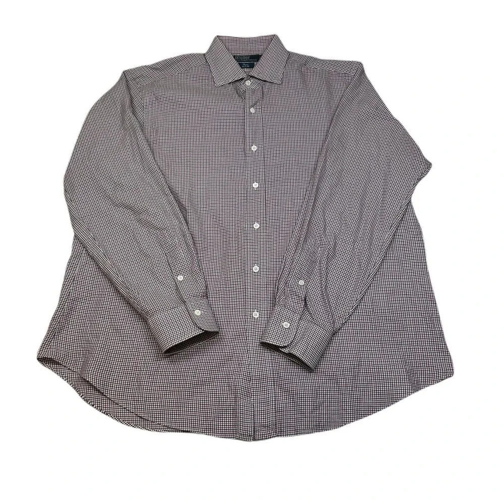 Polo Ralph Lauren Regent‎ Shirt Mens XL Red Check Classic Fit Button Down